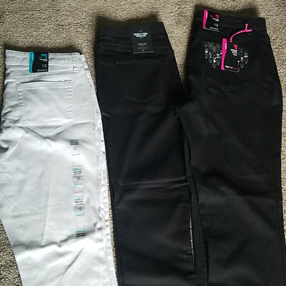 Bundle of 3 pair Vera Wang & style & company